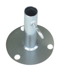 Conector de acero al carbono galvanizado AHC de 3/4 pulg. redondo x 3/4 pulg. de diámetro x 4-9/32 pulg. de largo