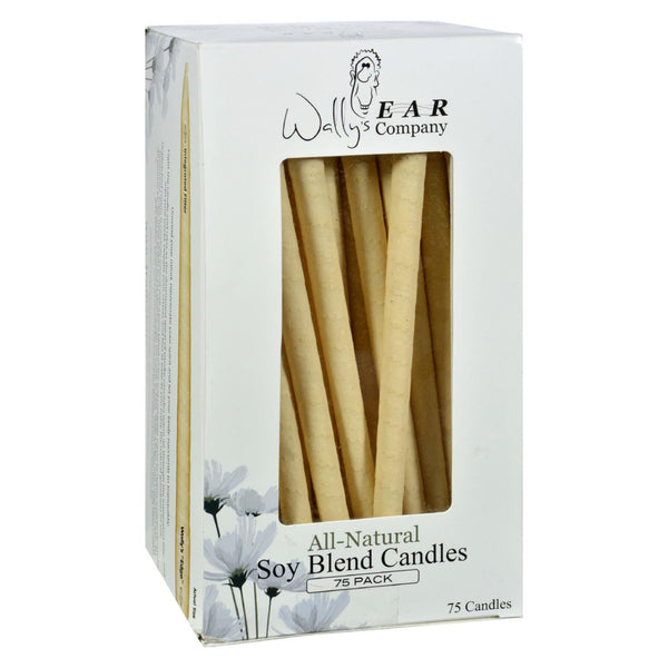 Velas de Wally's Natural Products - Mezcla de soja - Caja de 75