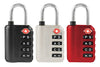 Wordlock 4.02 in. H X 1.25 in. W Steel 4-Dial Combination Luggage Lock