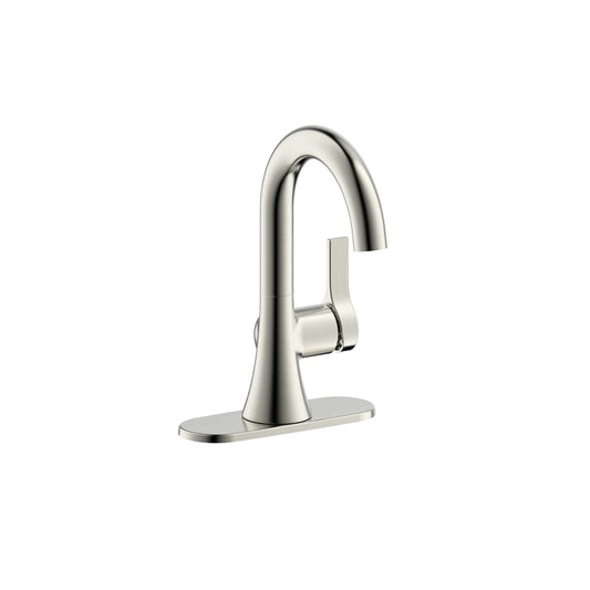 Ultra Faucets 1.2 GPM 60 PSI Nita Collection Brushed Nickel 1-Handle Laundry Faucet 4 in.