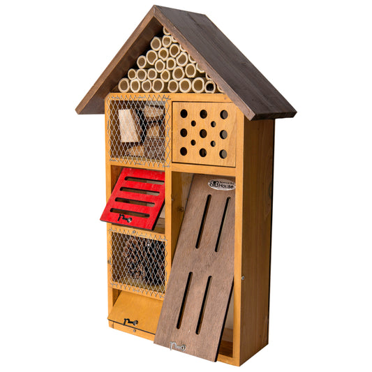 SuperMoss Metal and Wood Bee House