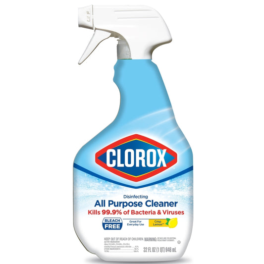 Clorox Lemon  Cleaner and Disinfectant 32 oz 1 pk (Pack of 9)