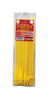 Tool City  11.8 in. L Yellow  Cable Tie  100 pk
