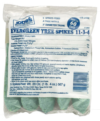 Jobe's Spikes Evergreens Plant Food 17.6 oz