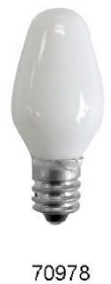Incandescent Night Light Bulb, White, 4-Watts, 4-Pk. (Pack of 10)