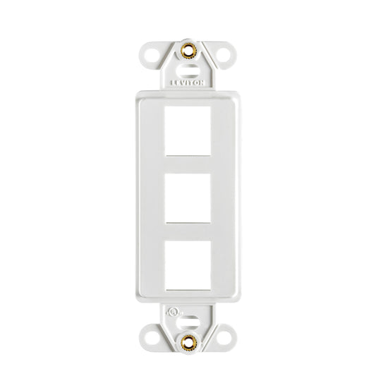 Leviton White 1 gang Thermoplastic Decora Wall Plate 1 pk