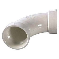 Genova Products 73820 2 Sch. 40 Pvc-Dwv 90º Sweep Elbows