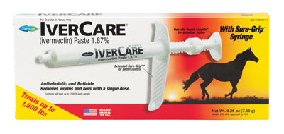 IverCare Ivermectin Horse De-Wormer Paste With Syringe, .26-oz.