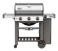 Weber  Genesis II S-310  Liquid Propane  Freestanding  Grill  3 burners Stainless Steel