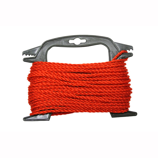 SecureLine 3/16 in. D X 50 ft. L Red Twisted Poly Rope