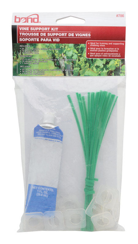 Bond  9.44 in. H x 1/2 in. W Assorted  Plastic  Plant Support
