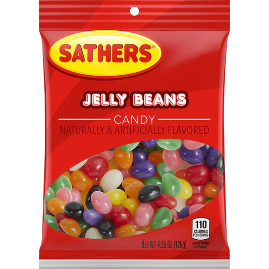Sathers Brach's Fruity Jelly Beans 4-1/4 oz. (Pack of 12)