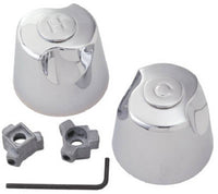 Fit-All Lavatory Sink & Tub & Shower Handle, Chrome, 1 x 1.75-In., 2-Pk.