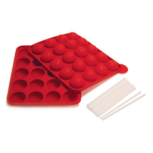 Norpro 7 in. W X 9 in. L Cake Pan Red 2 pc