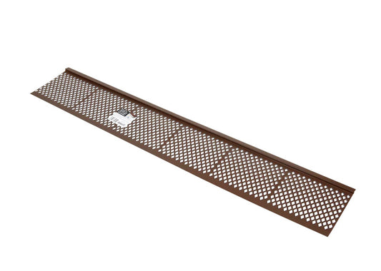 Amerimax Brown Plastic K-Style Gutter Guard 36 L x 6 W in. (Pack of 50)