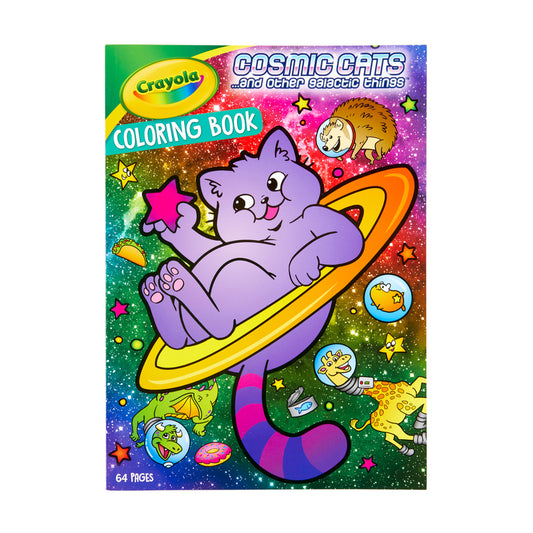 Crayola Cosmic Cats Coloring Book Paper 1 pk (Pack of 24)