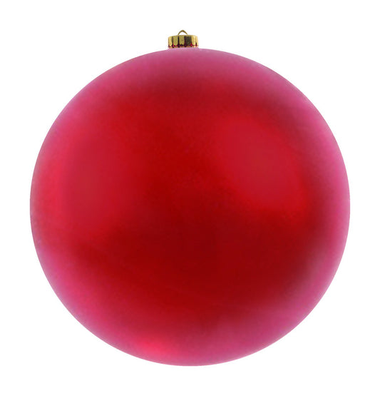 Celebrations Ball Christmas Ornament Red Plastic 1 pk (Pack of 12)