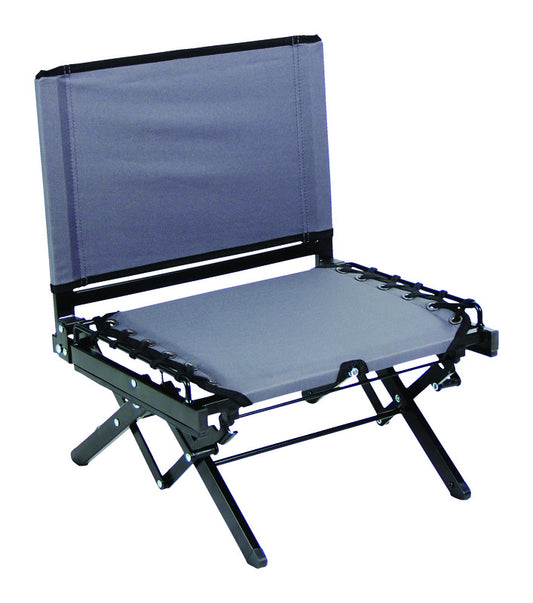 Mac Sports Steel Frame Black/Gray 225 lbs. Capacity Stadium Folding Chair (Pack of 4)