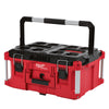 Milwaukee Impact Resistant Poly Black/Red Large Lockable Tool Box 16.1 L x 11.3 H x 16.14 W in.