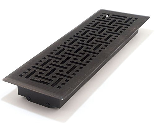 REGISTRO DE PISO DE MIMBRE ORB DE 4" X 14"