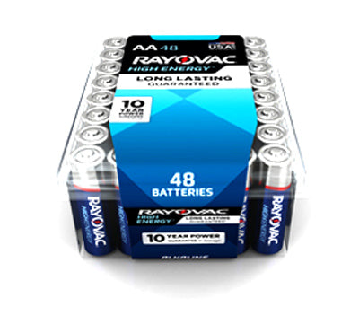 Alkaline Battery, AA, 48-Pk.