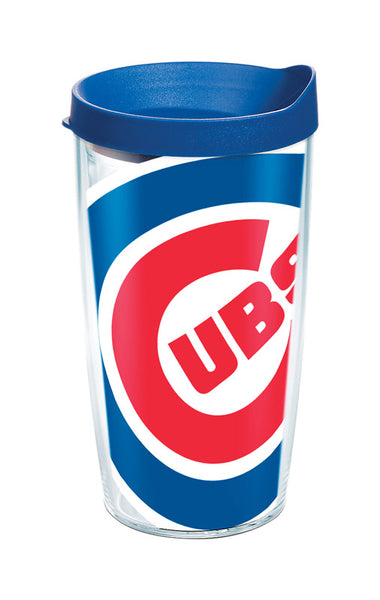 CUBS CUP LG LOGO BLU LID