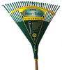 Flexrake 65 in. 29 Tine Poly Rake Wood Handle