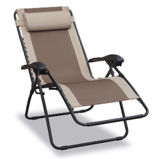 Living Accents Taupe Zero Gravity Relaxer Chair