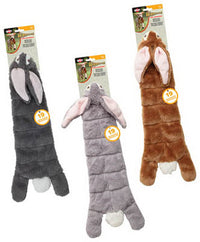 Dog Toy, Squeaker Rabbit, Assorted, 20-In.