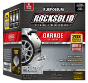 Rustoleum 60003 76 Fl Oz Gray 1 Car Garage RockSolid® Polycuramine® Floor Coating Kit