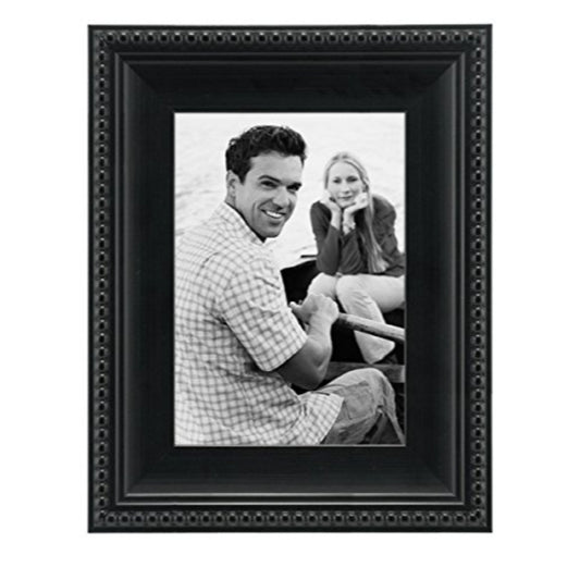 Malden Black Wood Picture Frame 7 in. H X 5 in. W (Pack of 4)