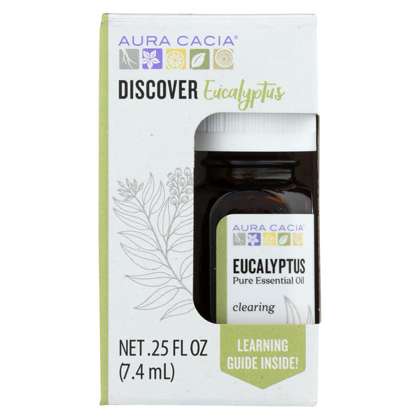 Aura Cacia - Discover Essential Oil - Eucalipto - Caja de 3 - 0,25 fl oz. (Paquete de 3)