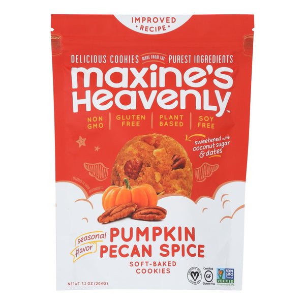 Maxine's Heavenly - Cookies Pumpkin Pecan Spice - Case of 8-7.2 OZ (Pack of 8)