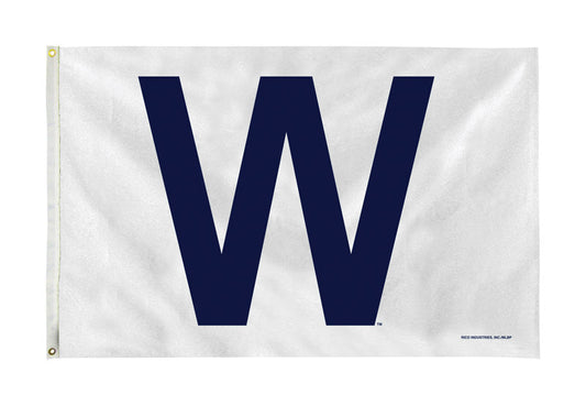 Rico MLB Chicago Cubs Flag 60 in. H X 0.13 in. W X 36 in. L