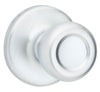 Kwikset  Mobile Home  Satin Chrome  Steel  Passage Door Knob  3  Right or Left Handed