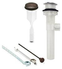PF WaterWorks  ClogFREE  1.25 in. Dia. Plastic  Pop-Up Drain