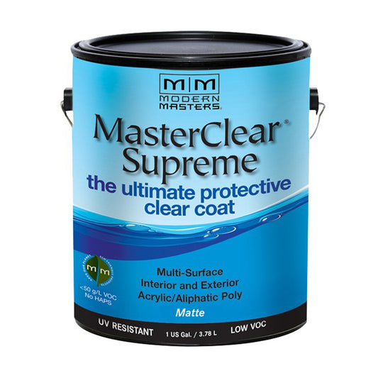 Modern Masters MasterClear Supreme Matte Clear Water-Based Protective Coating 1 gal