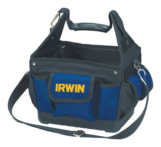 Irwin Pro Utility 13.5 in.   W X 13.5 in.   H Polyester Tool Bag 26 pocket Blue 1 pc