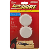 SuperSliders Beige 1-1/8 in. Adhesive Plastic Chair Glide 4 pk