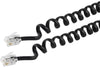 Power Gear 12 ft. L Black Coiled Handset Cord