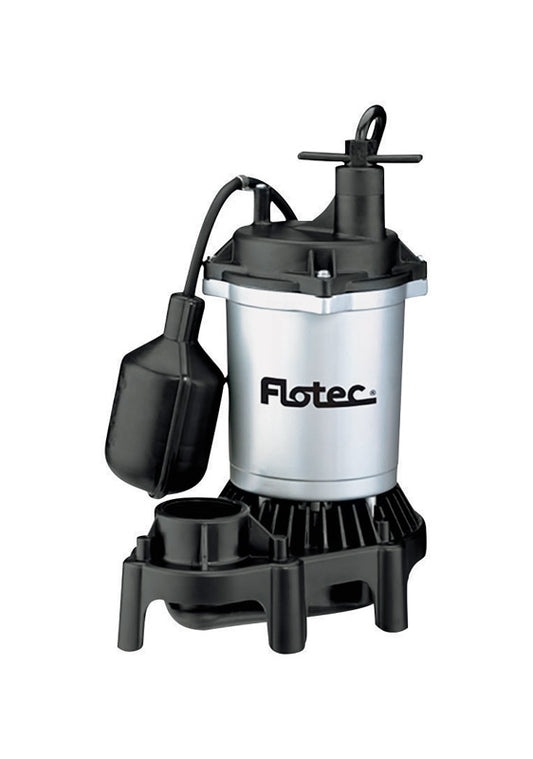 Flotec 1/2 HP 4200 gph Thermoplastic Tethered Float Switch AC Submersible Sump Pump
