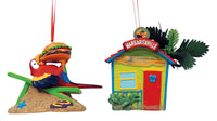 Enesco  Department 56  Margaritaville Musical  Christmas Ornaments  Plastic  1 pk (Pack of 12)