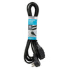 Prime Accent Indoor 9 ft. L Black Extension Cord 16/2 SPT-2