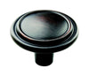 Amerock  Allison  Round  Cabinet Knob  1-1/4 in. Dia. 7/8 in. Oil Rubbed Bronze  10 pk