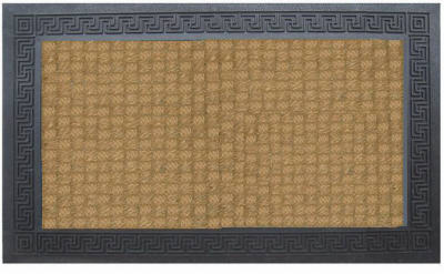 Doormat, Coir & Rubber, 20 x 30-In.