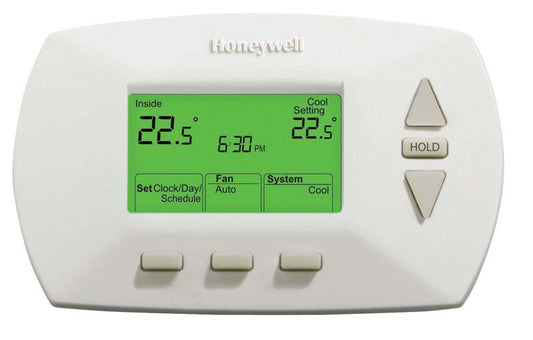 Honeywell  Heating and Cooling  Push Buttons  Programmable Thermostat
