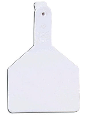 Cow Tag, White, 3 x 4.5-In., 25-Pk.