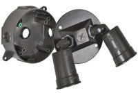 Double Floodlight Holder Kit, Bronze