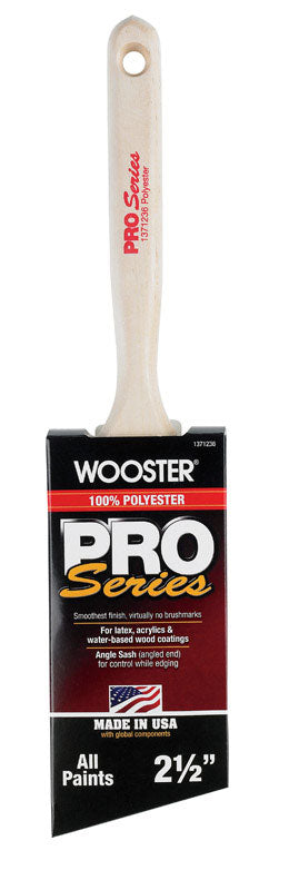 Wooster  Pro Series  2 1/2 in. W Angle  Paint Brush