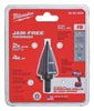 Milwaukee  JAM-FREE  7/8 to 1-1/8 in.  x 6 in. L Black Oxide  Step Drill Bit  1 pc.